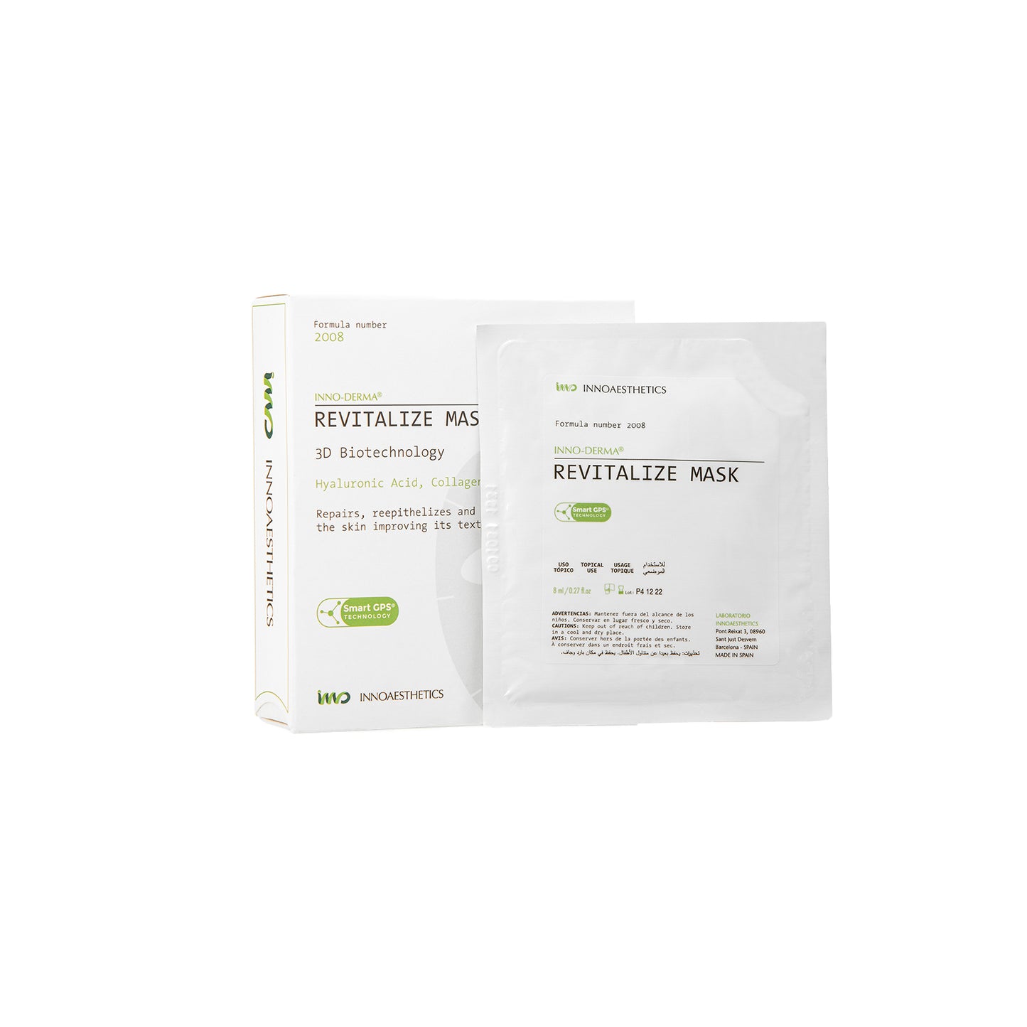 INNOAESTHETICS REVITALIZE MASK-Bio-cellulose revitalizing mask